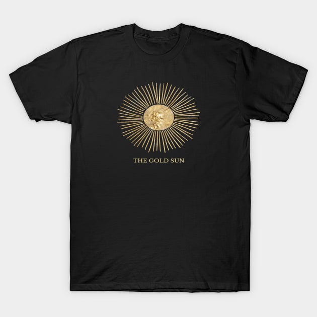 The Gold Sun T-Shirt by Printable Beauty Art